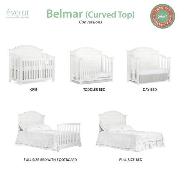 evolur belmar crib