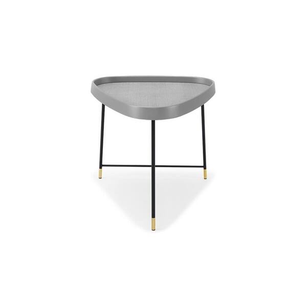 Shop Whiteline Modern Living S Sara Triangle Shaped Side Table