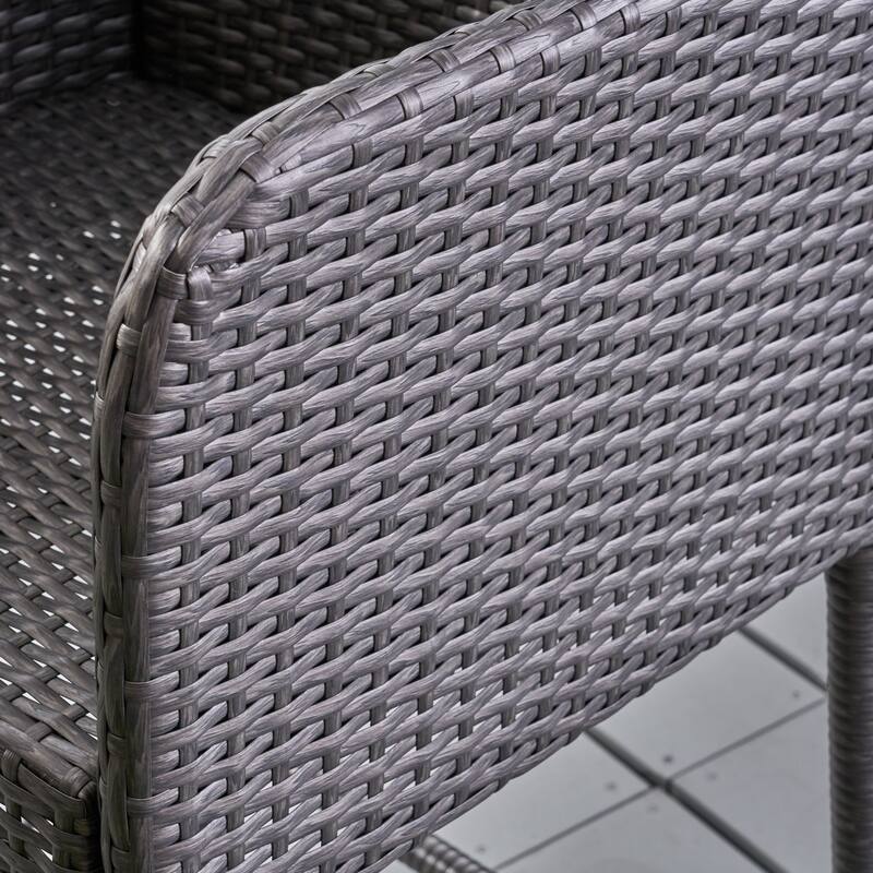 Anaya Outdoor Wicker Barstool by Christopher Knight Home