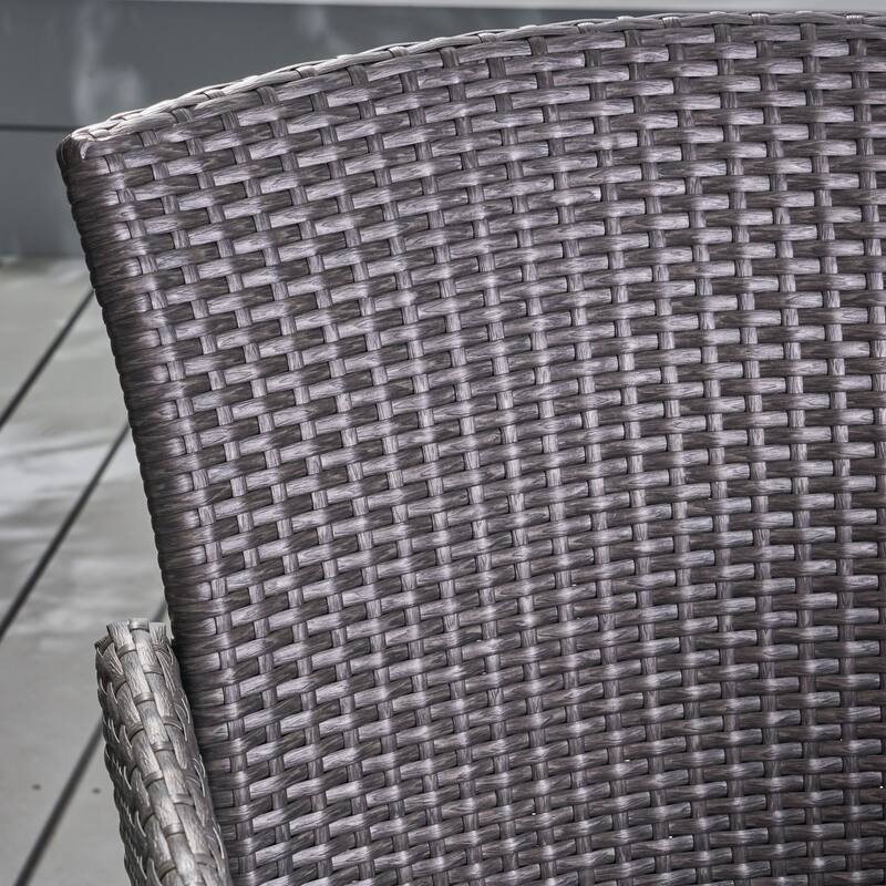 Anaya Outdoor Wicker Barstool by Christopher Knight Home