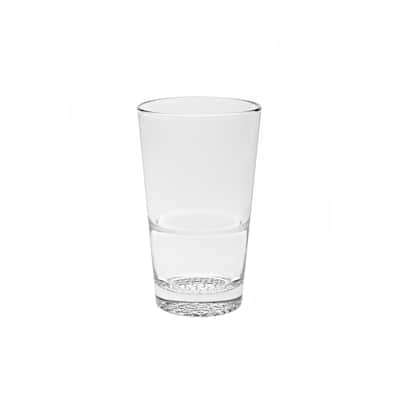 Majestic Gifts Glass Hiball Tumblers- Stackable- 14.2 oz-Made in Europe S/6