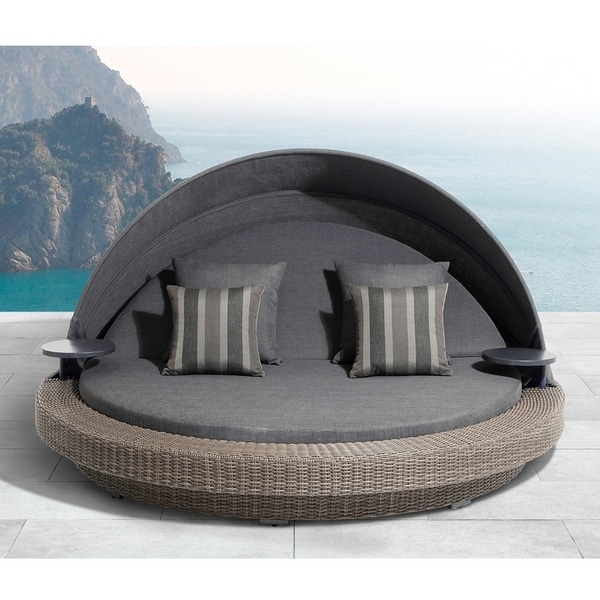 Shop OVE Sarasota Dark Grey Outdoor Daybed - Free Shipping Today