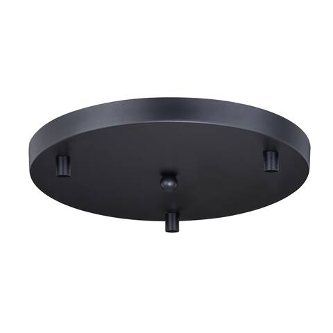 12" Canopy for 3 Mini Pendants Oil Rubbed Bronze - Oil Rubbed Bronze - 11.75-in W x 2.75-in H x 11.75-in D