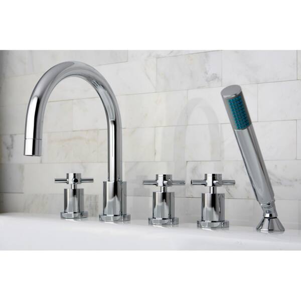 Shop Concord 5 Piece Roman Tub Filler Set Free Shipping Today