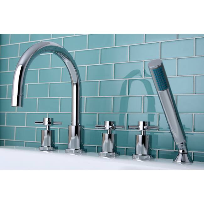 Kingston Brass Concord 5-piece Roman Tub Filler Set