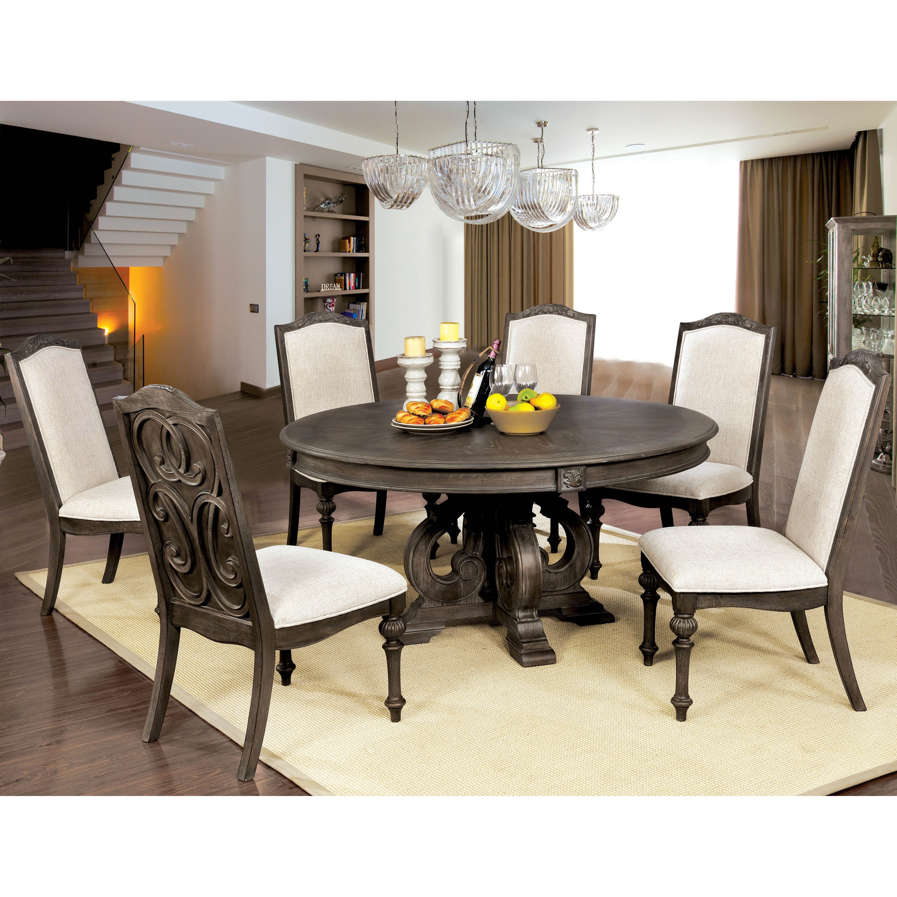 The Gray Barn New Lands Rustic Brown 60 Inch Round Dining Table