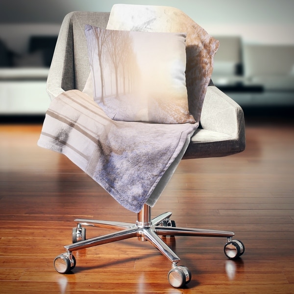 Designart Typical Polder Land In The Nether Landscape Fleece Throw Blanket On Sale Overstock 20913626