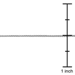 14k White Gold 0.8 mm Wheat Chain (16-20 inch)