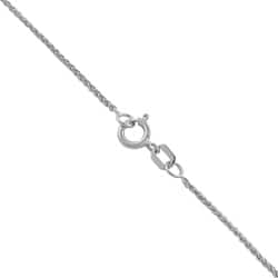 14k White Gold 0.8 mm Wheat Chain (16-20 inch)