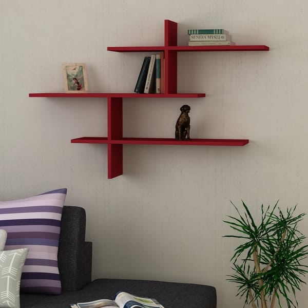 Webster Modern Wall Shelf 48 5 X 31 8 Webster Modern Wall Shelf 48 5 X 31 8