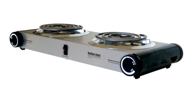 Better Chef Portable Stainless Steel Single Electric Burner - Bed Bath &  Beyond - 32021884