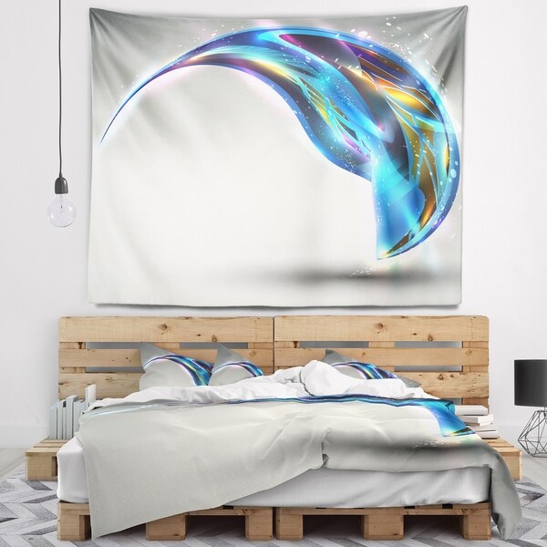 Designart 'Fantastic Abstract Illustration' Contemporary Wall Tapestry