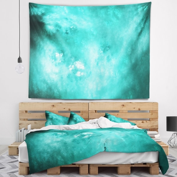 Designart 'Blur Blue Sky with Stars' Abstract Wall Tapestry