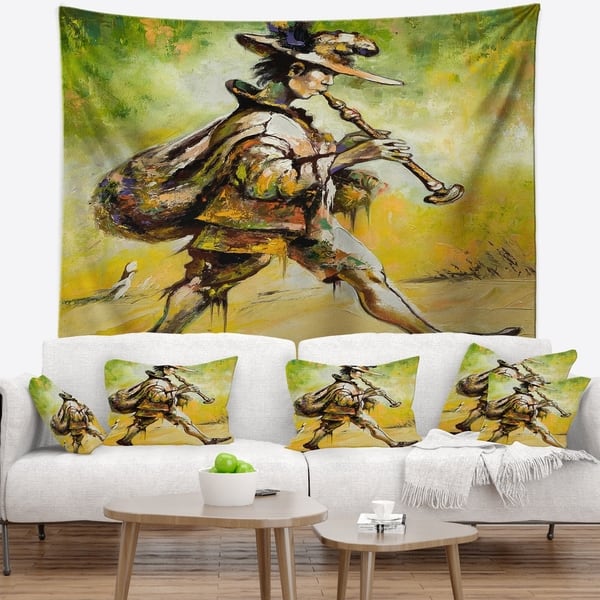 American Art Decor Leaf Wall Scroll Tapestry - Bed Bath & Beyond