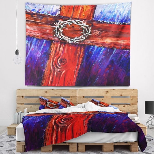 Designart 'Crown of Thorns' Abstract Wall Tapestry