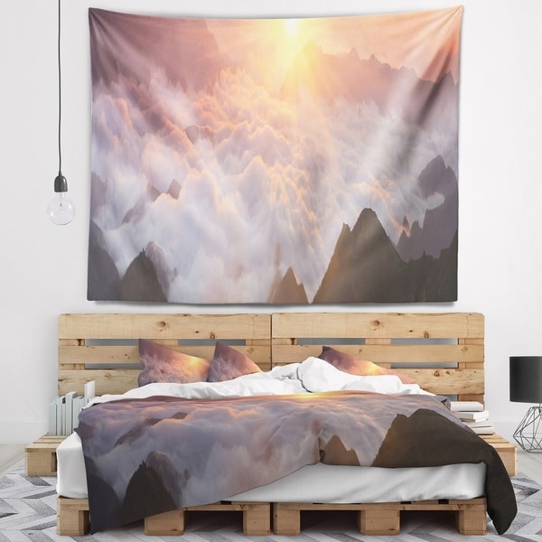 Designart 'Discontinued product' Contemporary Landscape Wall Tapestry