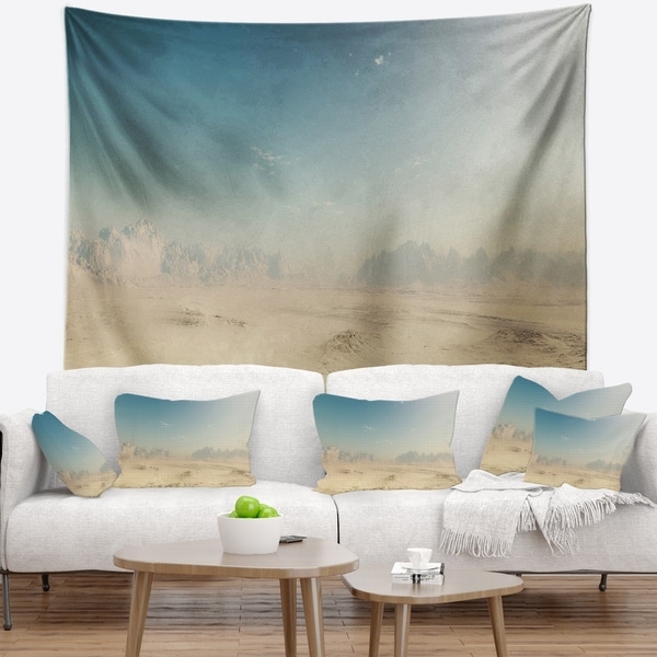 Designart 'Sandy Dessert' Landscape Photography Wall Tapestry