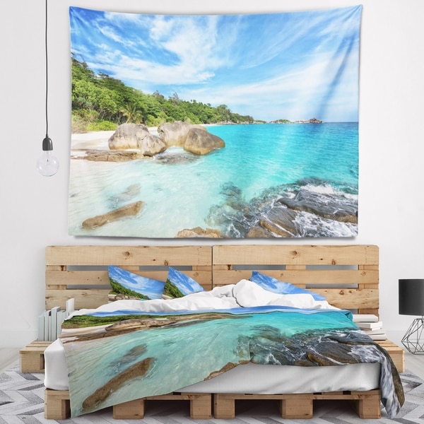 Designart 'Summer Sea in Thailand' Landscape Photography Wall Tapestry