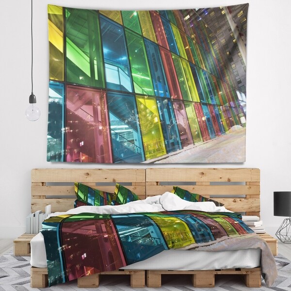 Designart 'Palais des Congress de Montreal' Modern Wall Tapestry