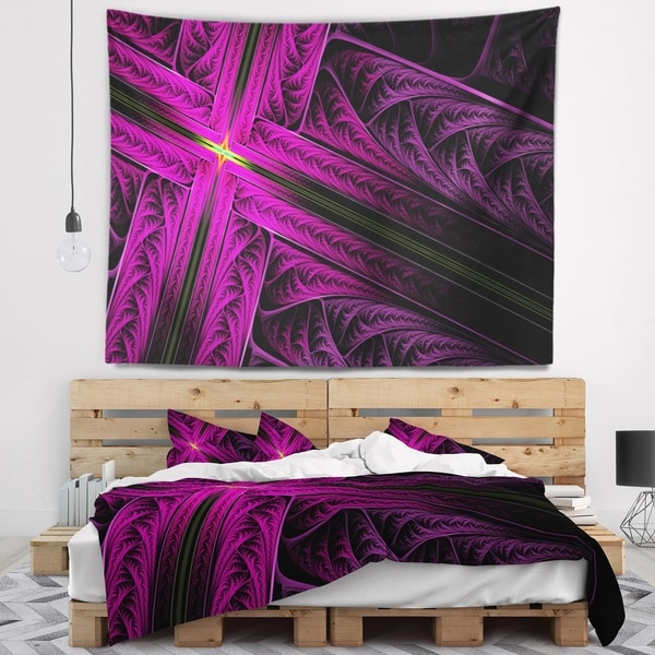 Designart 'Bright Flash at the Intersection' Abstract Wall Tapestry
