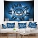 Designart 'Jewish Symbols' Abstract Wall Tapestry - On Sale - Bed Bath ...