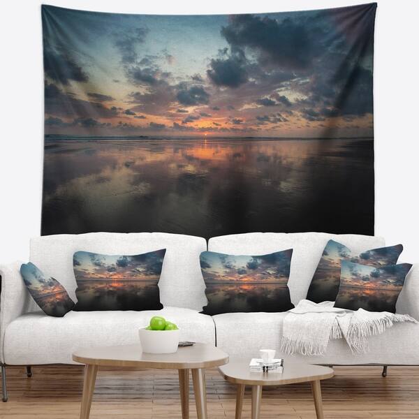 Designart Matapalo In Costa Rica Beach Sunset Seascape Wall Tapestry Overstock 20922003