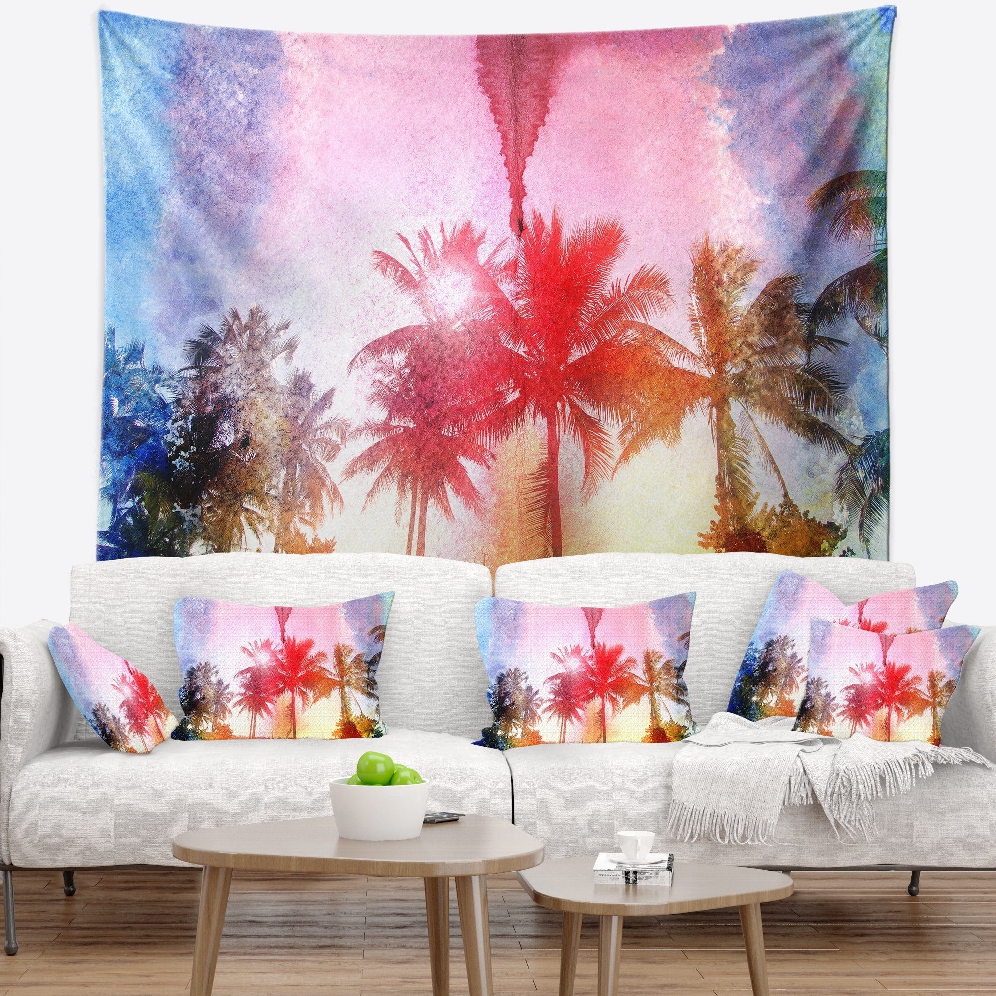 Created On Lightweight Polyester Fabric 60 in x 50 in Designart 