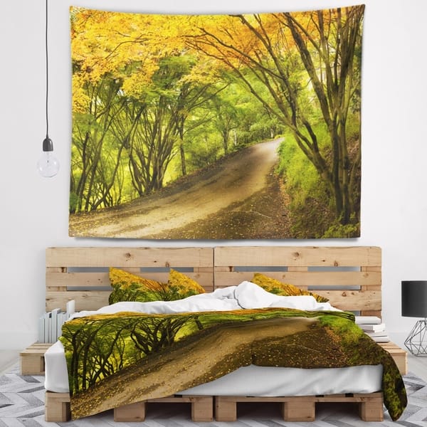 American Art Decor Leaf Wall Scroll Tapestry - Bed Bath & Beyond