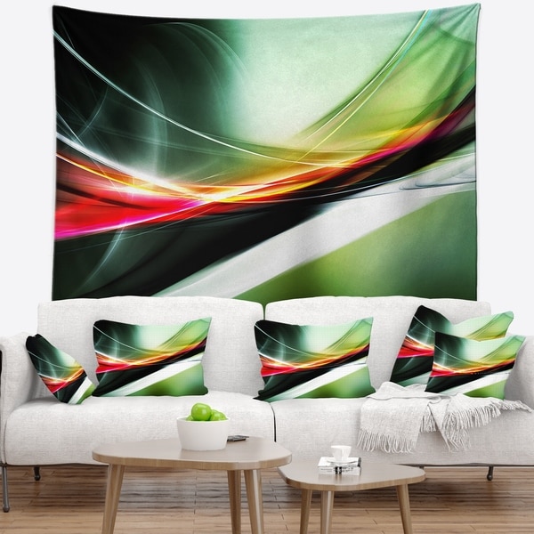 Designart 'Elegant Color Pattern' Abstract Wall Tapestry