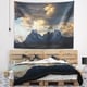 Designart 'torres Del Paine National Park' Landscape Wall Tapestry 