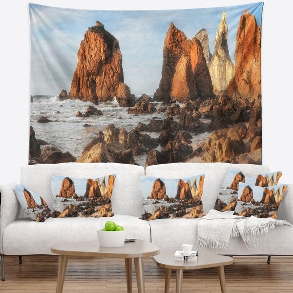 Designart 'Discontinued product' Seascape Wall Tapestry
