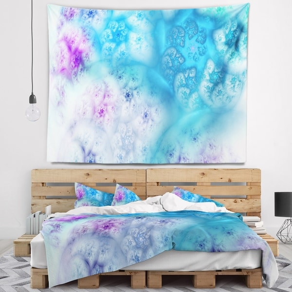 Designart 'Clear Blue Magic Stormy Sky' Abstract Wall Tapestry