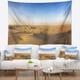 Designart 'Sand Dunes Desert in Dubai' Landscape Wall Tapestry - Bed ...