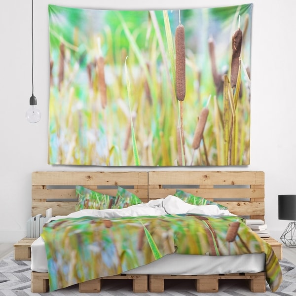 Designart 'The Reeds' Landscape Photography Wall Tapestry