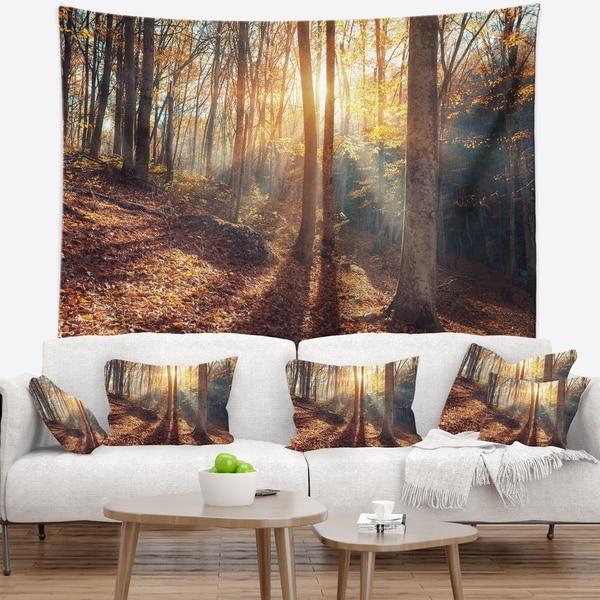Designart 'Crimean Mountains Autumn' Landscape Photography Wall Tapestry