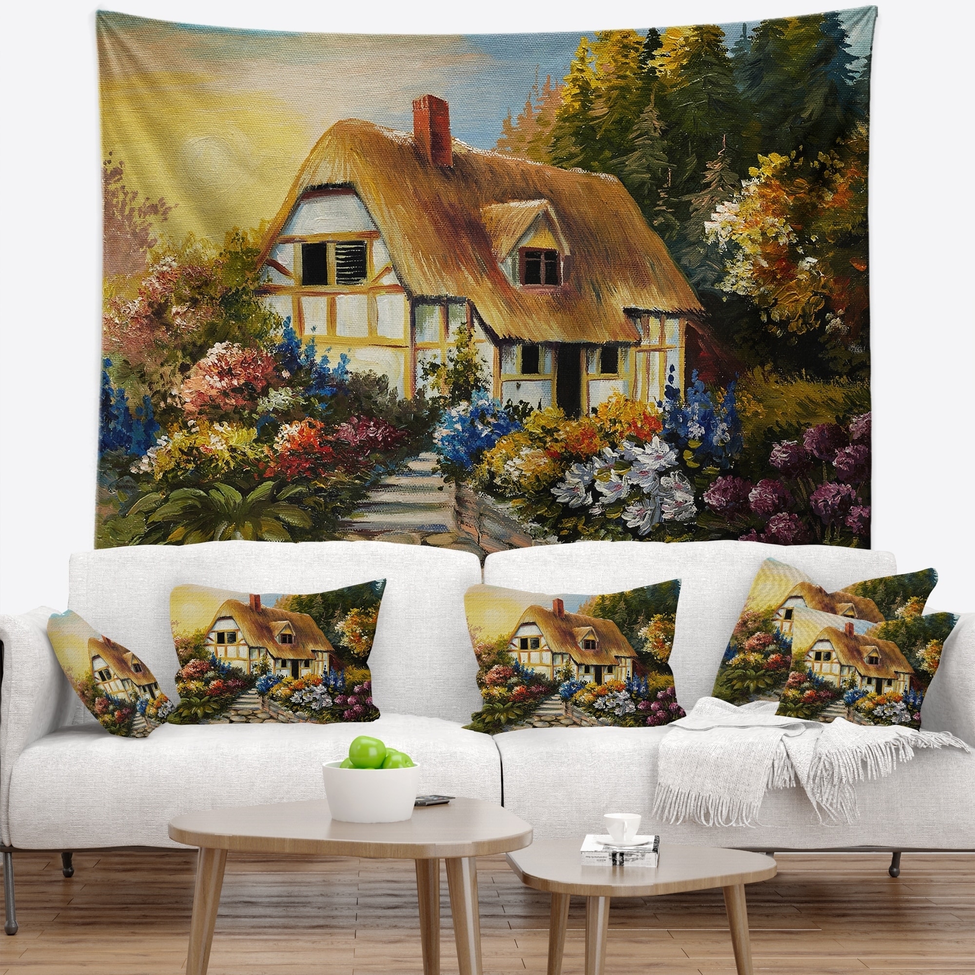 Oil discount painting tapestry