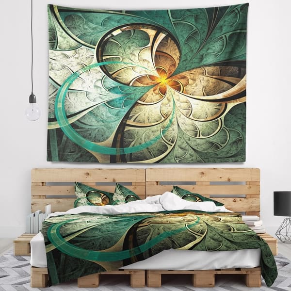 American Art Decor Leaf Wall Scroll Tapestry