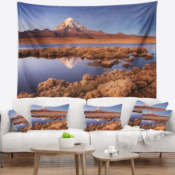 Designart 'Sajama National Park Bolivia' Landscape Wall Tapestry
