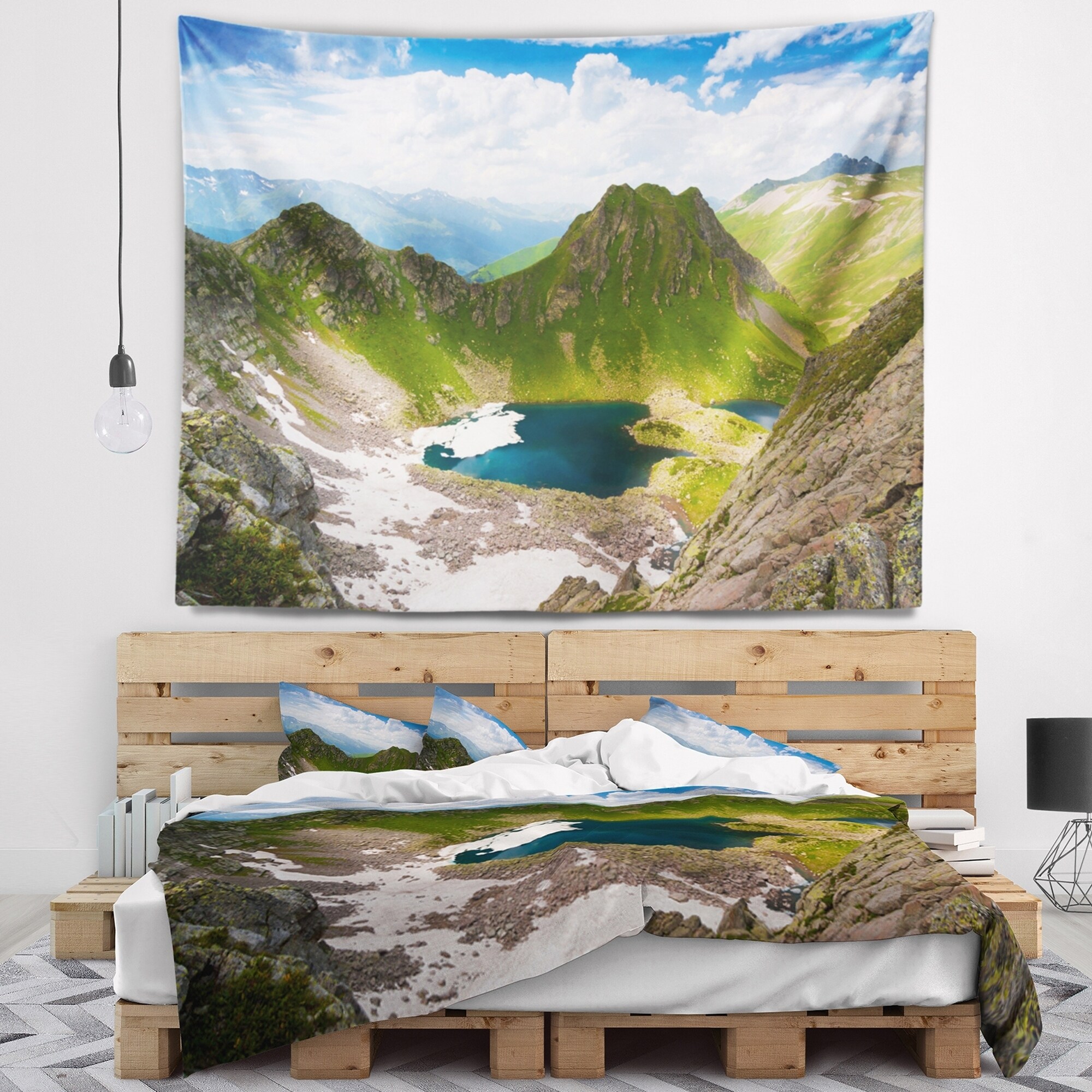 Mountain discount view tapestry