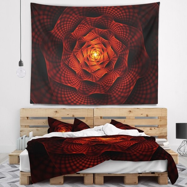 Designart 'Discontinued product' Flower Wall Tapestry