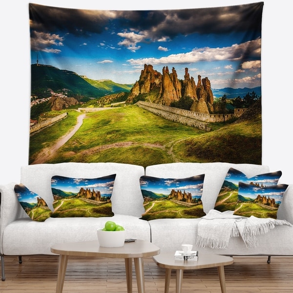 Designart 'Belogradchik Fortress and Cliffs' Landscape Wall Tapestry