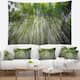 Designart 'Bamboo forest of Kyoto Japan.' Forest Wall Tapestry - Bed ...