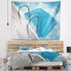 Designart 'Ice Swimming Blue Pool' Photography Wall Tapestry - Bed Bath ...