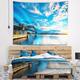 Designart 'sunrise From Sydney Harbor Bridge' Seashore Wall Tapestry 