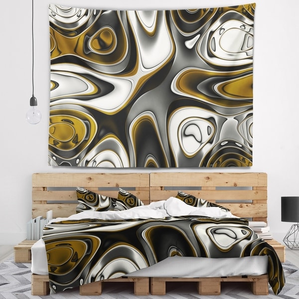 Designart 'Fantastic Fractal Abstract Pattern' Abstract Wall Tapestry