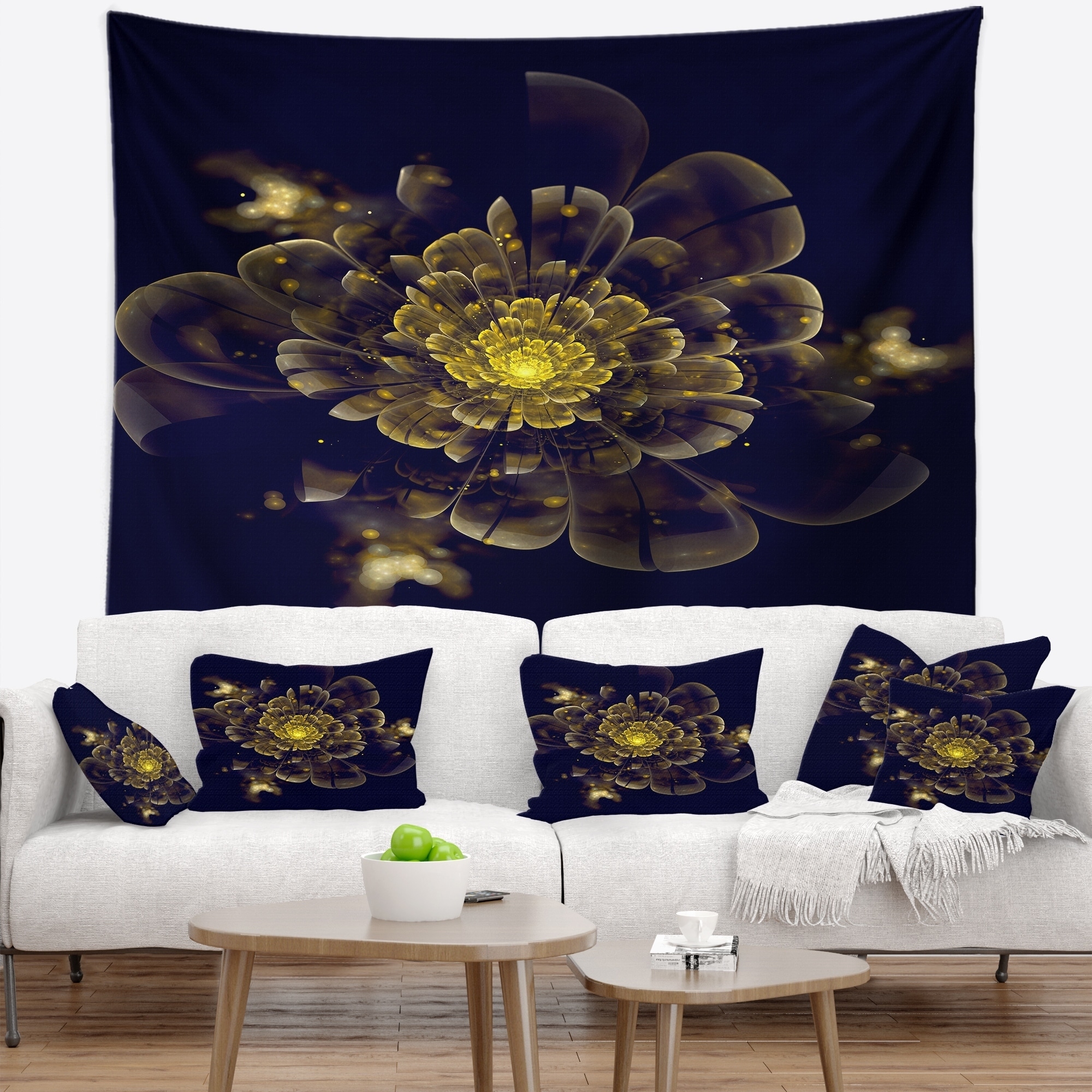 Small discount flower tapestry