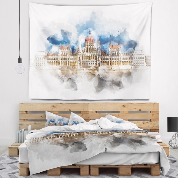 Designart 'Hungarian Parliament Building' Wall Tapestry