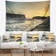 Designart 'Dyrholaey View Unto Reynisfjara' Seashore Wall Tapestry ...