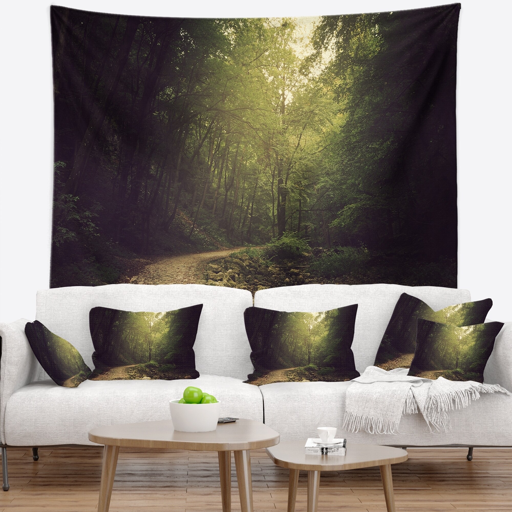 Dark best sale forest tapestry