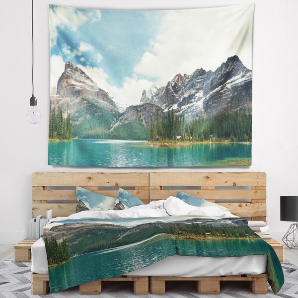 Designart 'Yoho National Park Panorama' Landscape Wall Tapestry